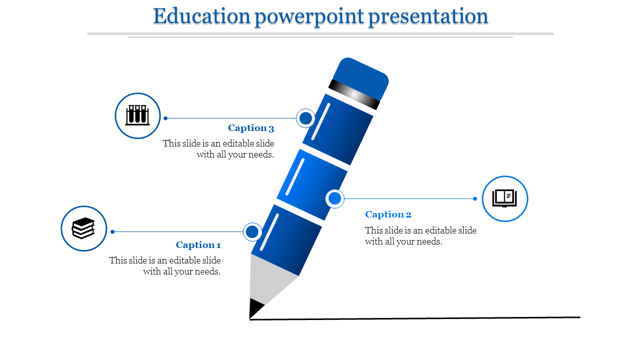 Three Nodded Education PPT Presentation And Google Slides