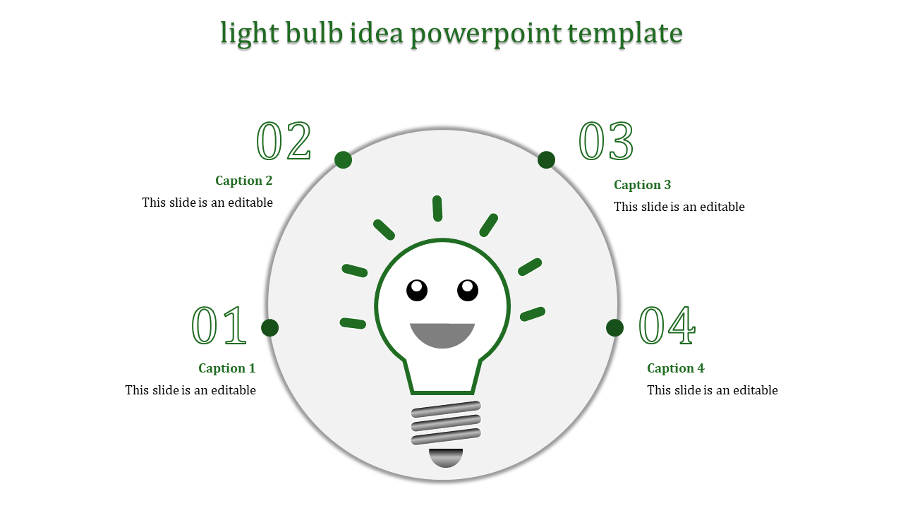 Amazing Light Bulb Idea PowerPoint Template And Google Slides