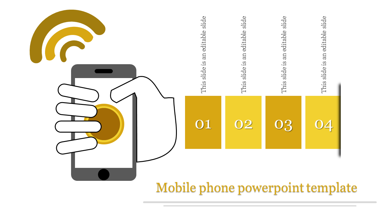 Mobile Phone PowerPoint Template and Google Slides Themes