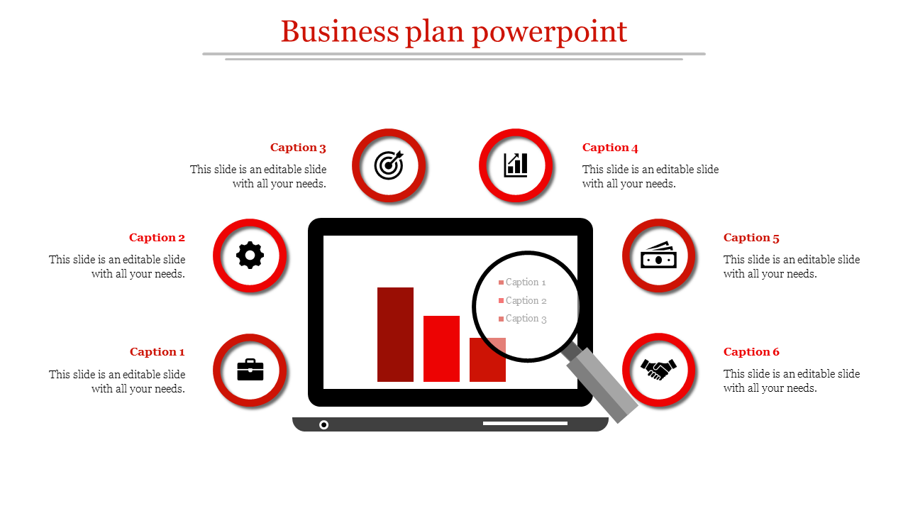 Stunning Business Plan PowerPoint Template for Planning