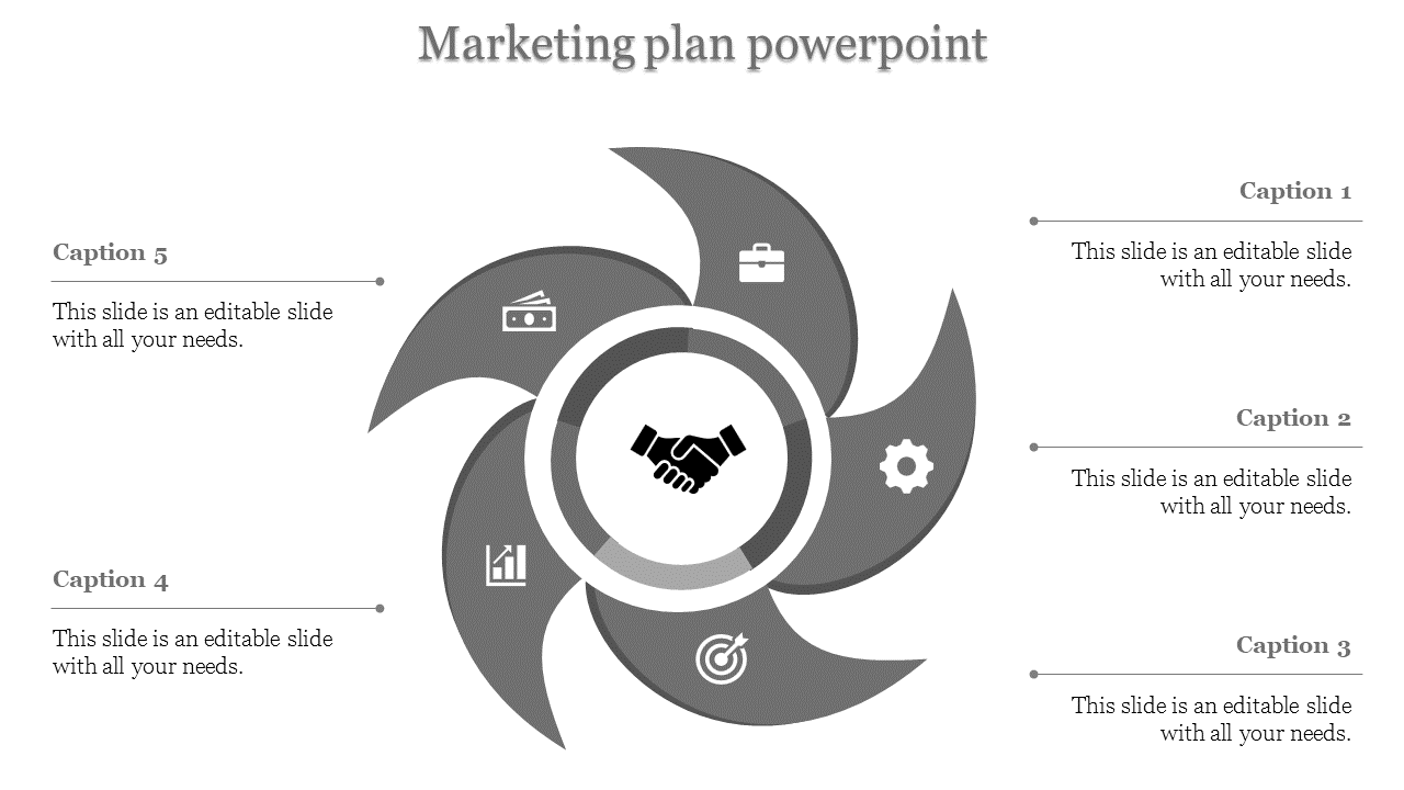 Marketing Plan PPT Template for Strategic Planning