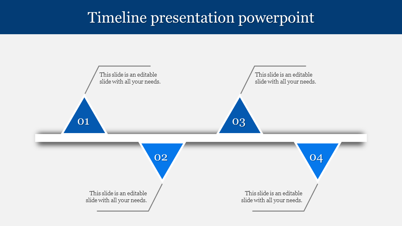 Timeline Presentation PowerPoint for Structured Design