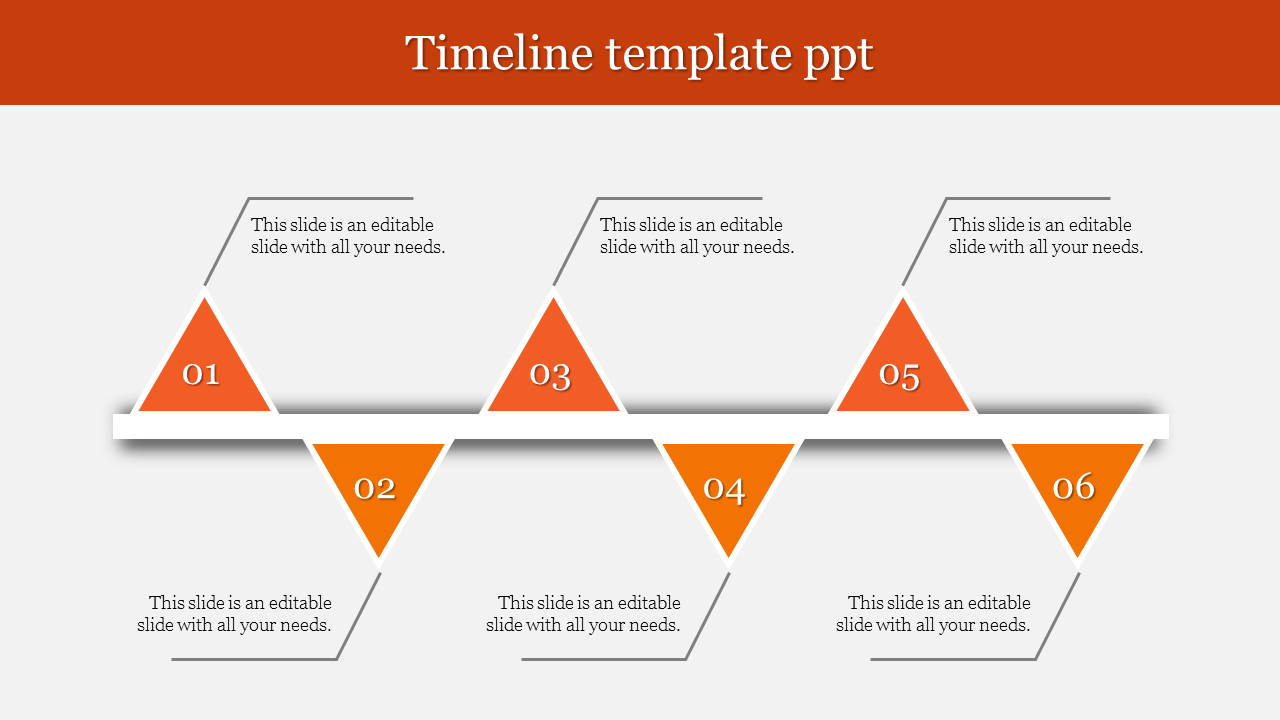 Timeline PPT Template for Effective Project Planning