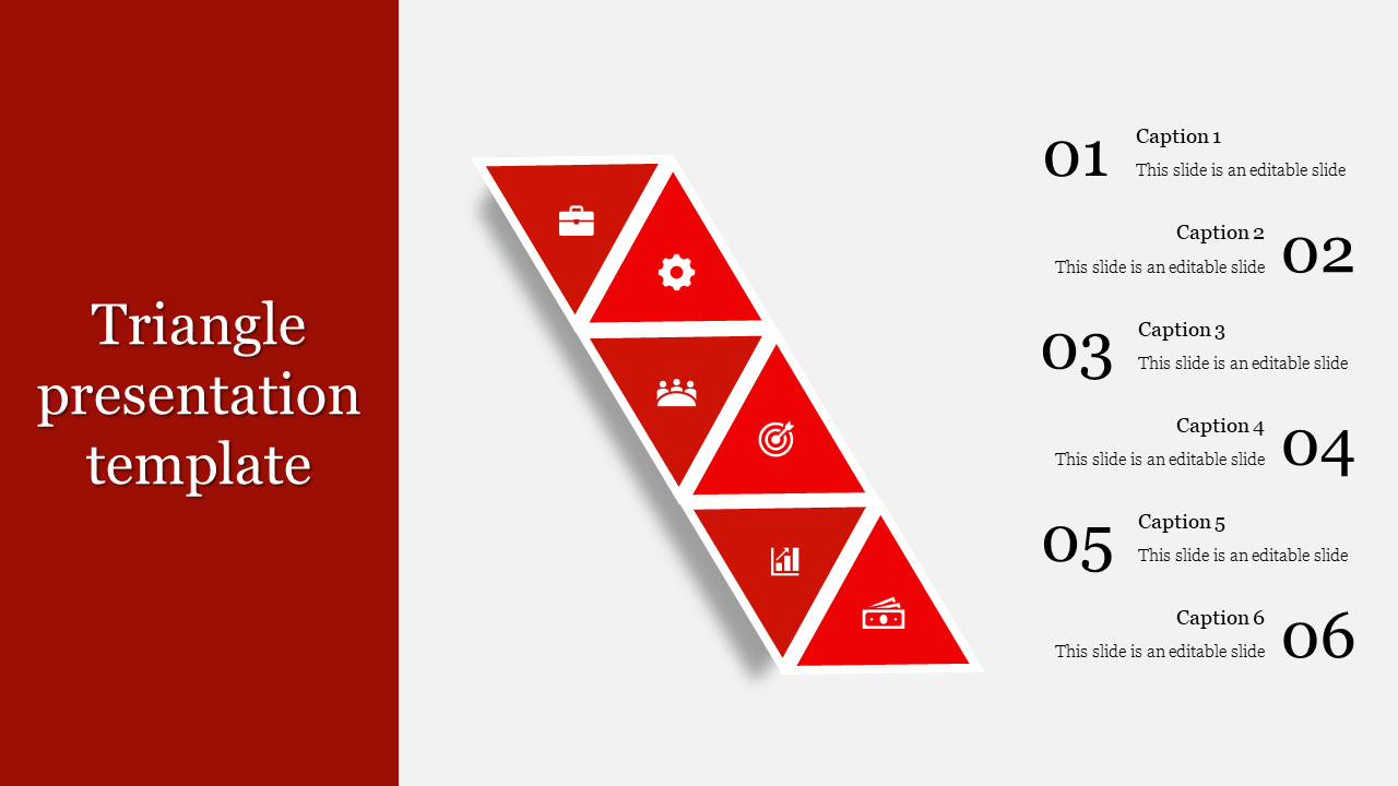 Triangle  PPT Presentation Template and Google Slides Themes