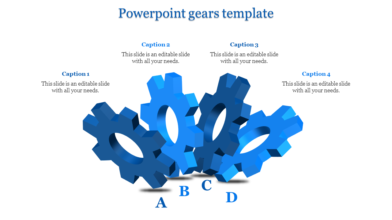 PowerPoint Gears Template and Google Slides