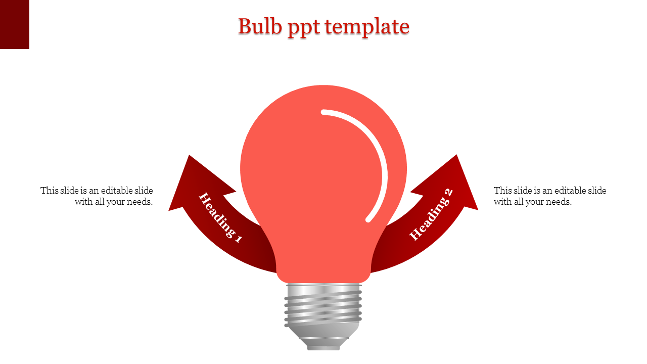 Bulb PPT And Google Slides Presentation Template 