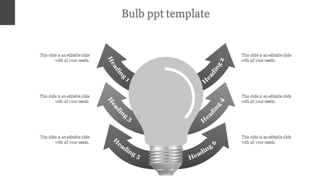 Creative Bulb PPT Template And Google Slides 