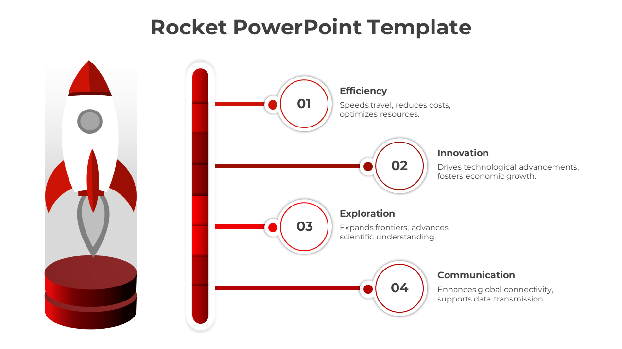 Gracefully Rocket PowerPoint And Google Slides Template