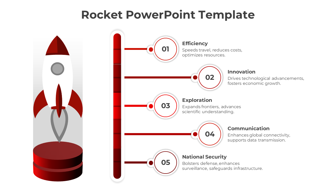 Amazing Rocket PowerPoint Template  And Google Slides Themes