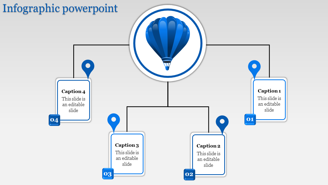 Creative Infographic PPT Presentation for Dynamic Reports