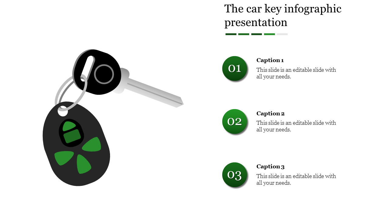 Fantastic Infographic Presentation Template with Three Node