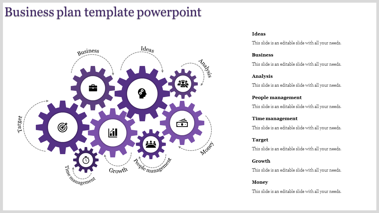 Professional Business Plan PowerPoint Template for Success