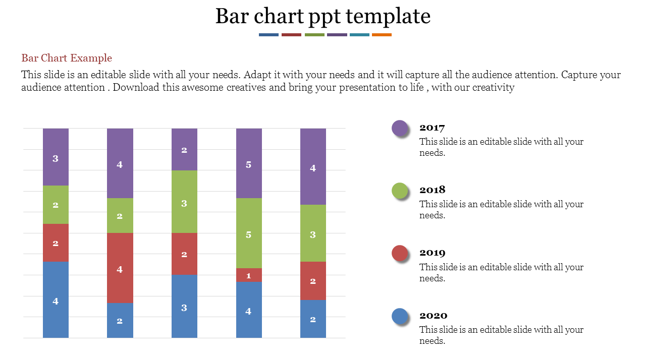 Download Unlimited Bar Chart PPT Template