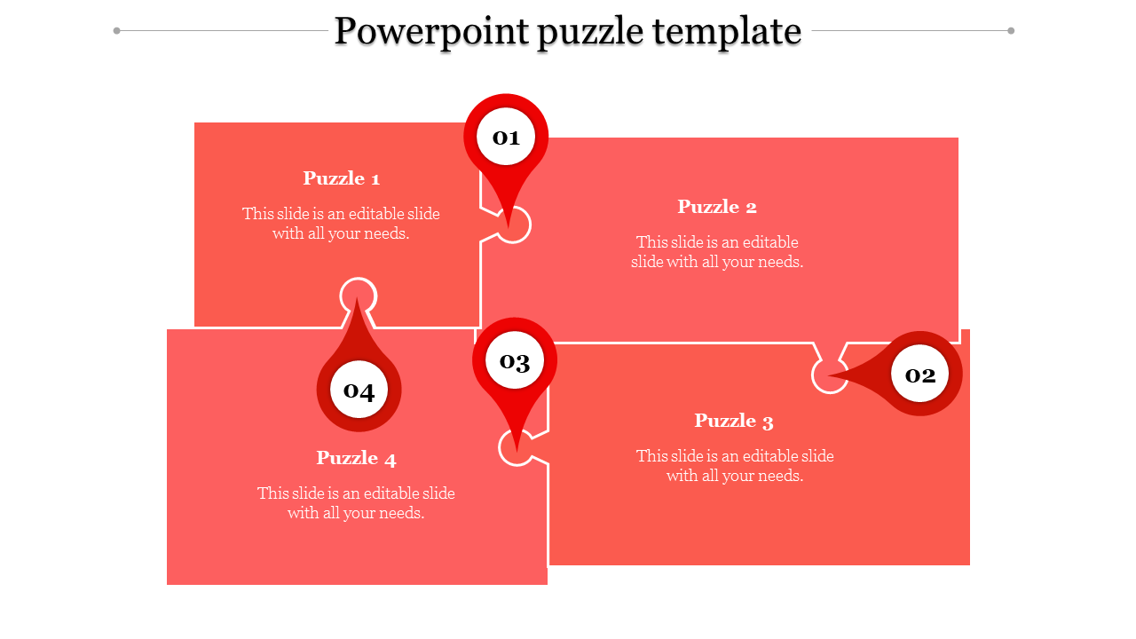 Astonishing Puzzle PPT Template  and Google Slides Themes