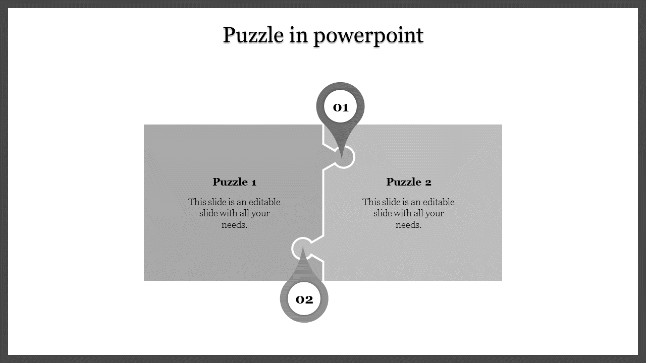 Editable Puzzle PPT Template and Google Slides Themes