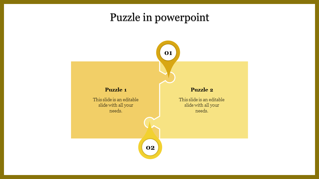 Effective Puzzle PPT and Google Slides Template 