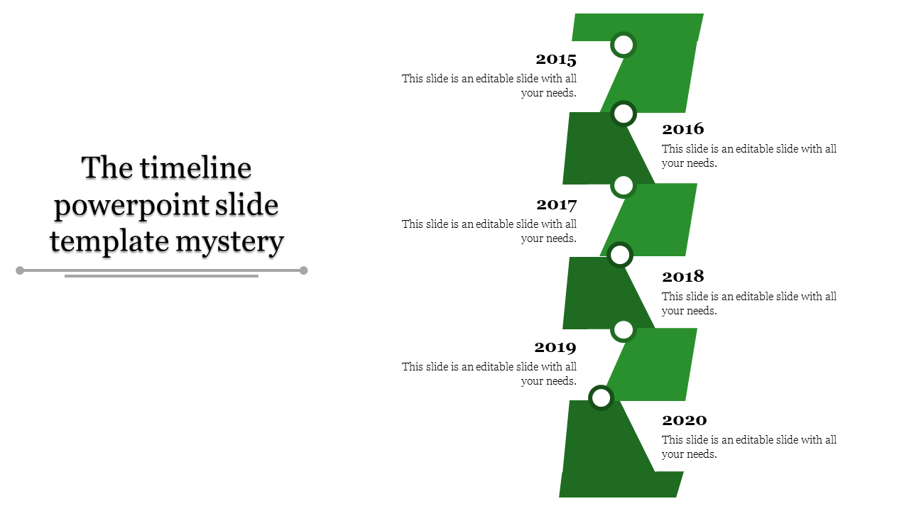 Timeline Presentation PowerPoint And Google Slides-Six Node