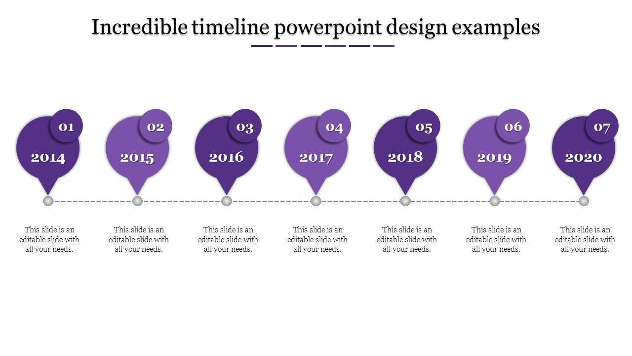 Timeline Presentation Template for Business Projects