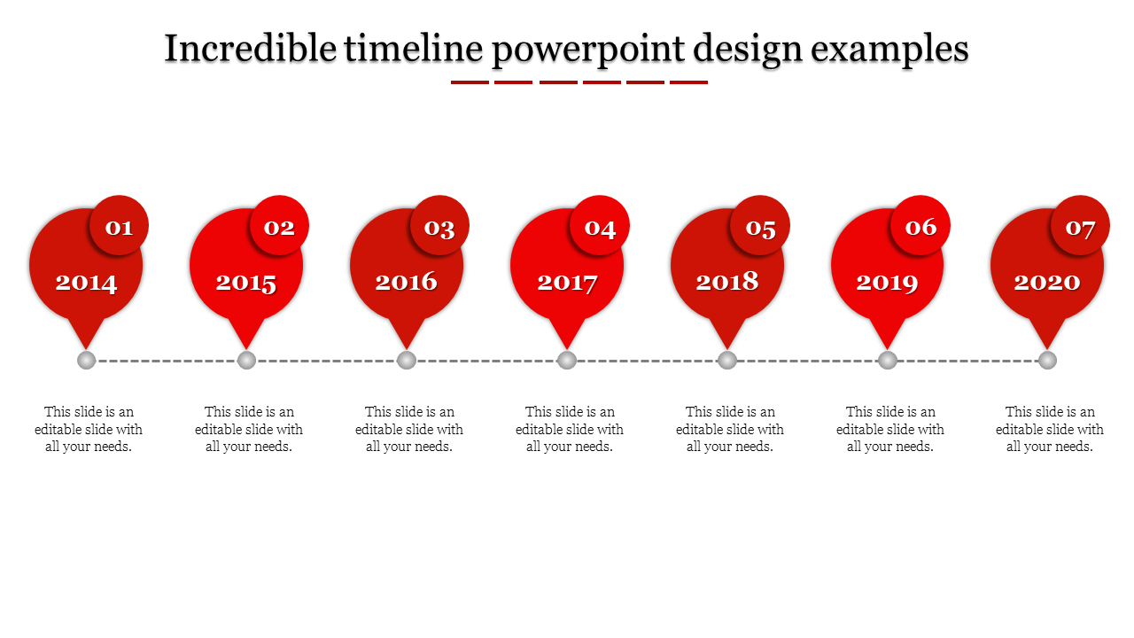 Organized Timeline PPT Template for Strategic Planning