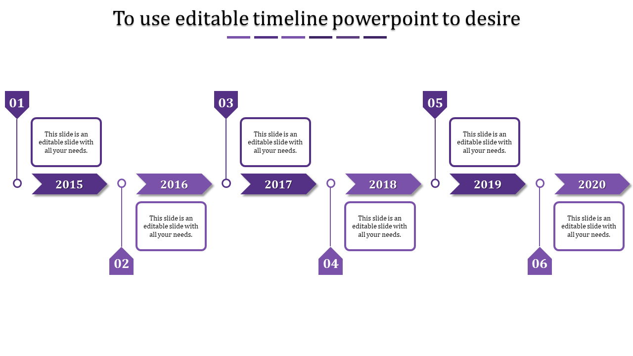 Best Timeline PowerPoint Template for Project Tracking