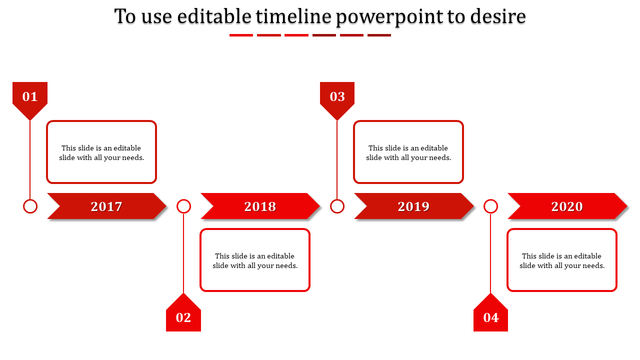 Editable Timeline PPT And Google Slides Designs