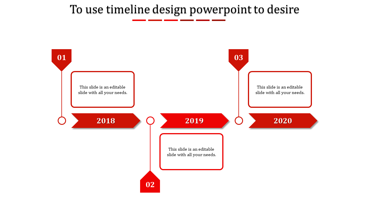 Editable Timeline PowerPoint Template for Presentations