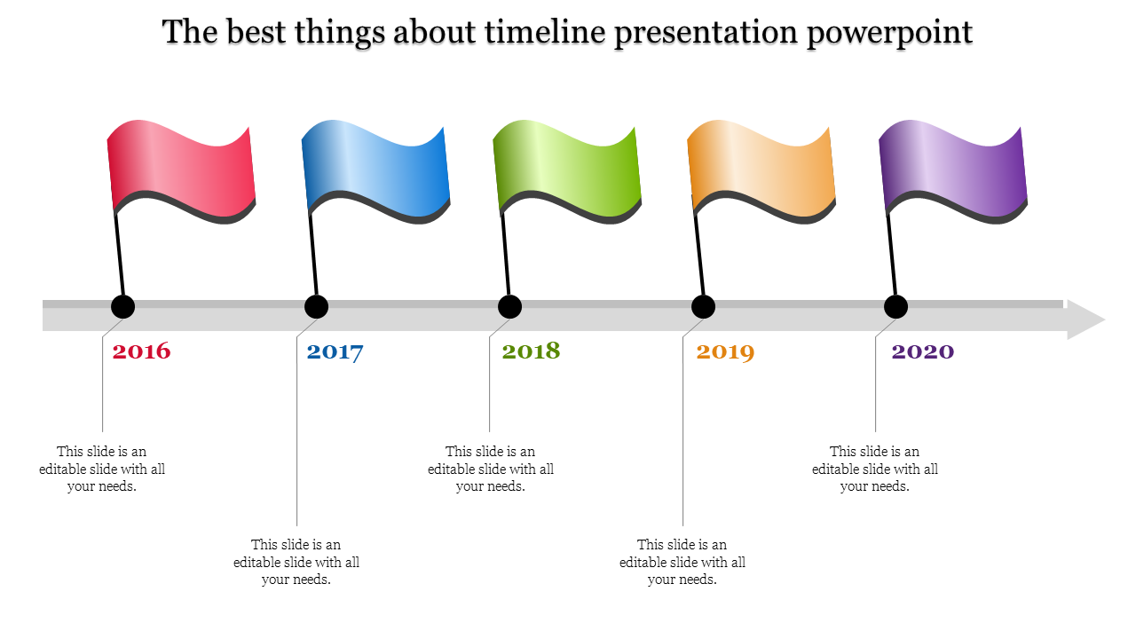 Detailed Timeline Presentation PPT for Project Tracking