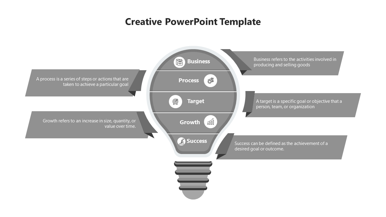 Awesome Bulb Infographic PowerPoint And Google Slides