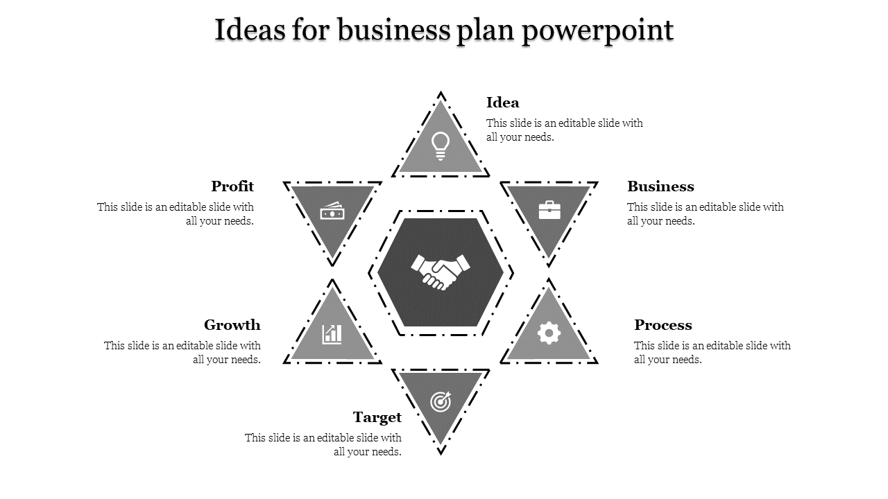 Modern Triangle PPT Template for Business Presentations