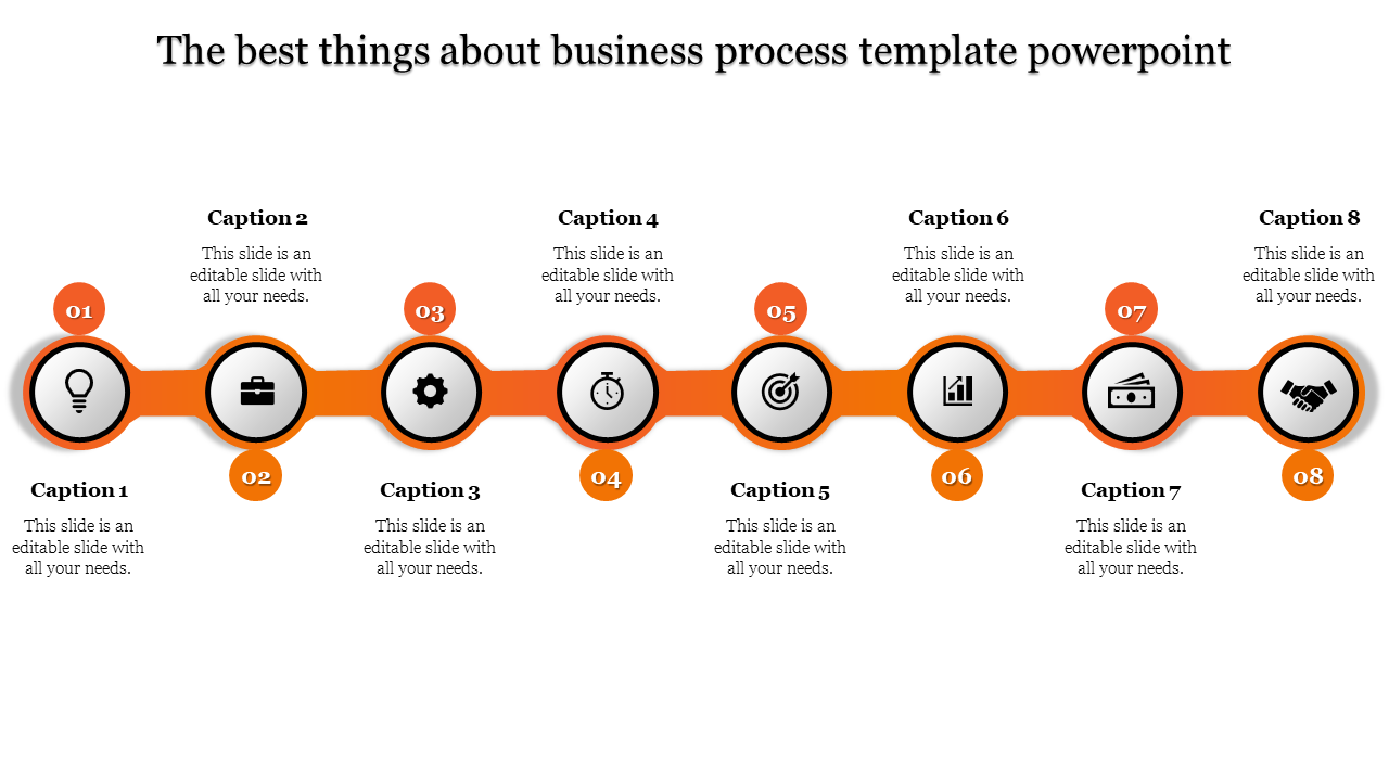 Comprehensive Business Process PowerPoint Template Design