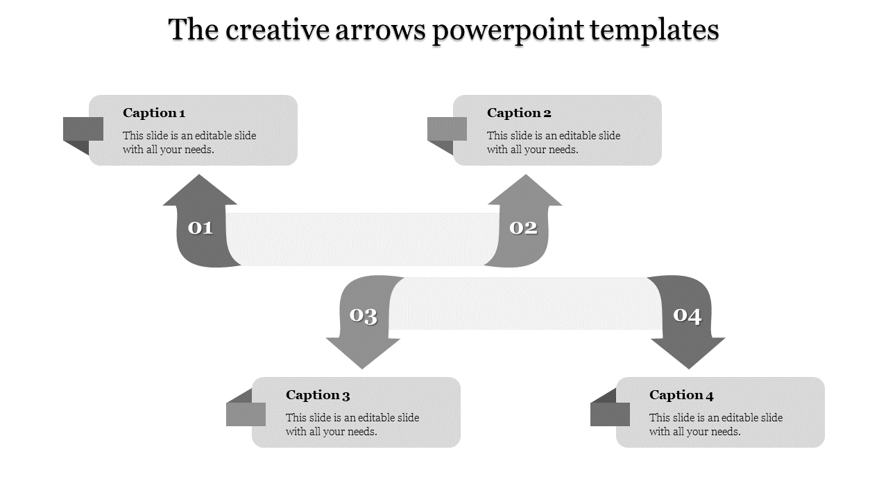 Get our Predesigned Arrows PowerPoint Templates Themes