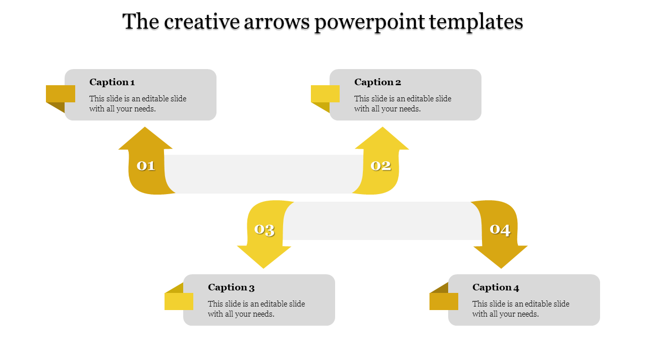 Buy The Best And Editable Arrows PowerPoint Template 