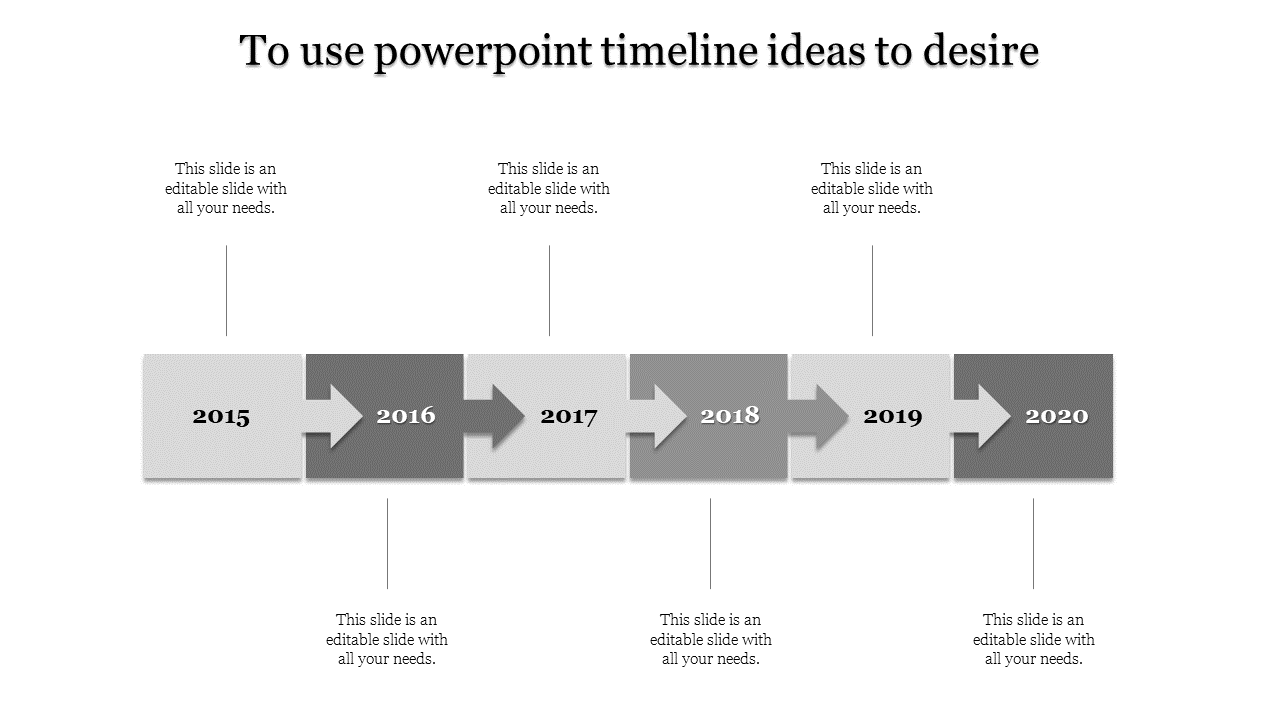 Detailed Timeline Design PowerPoint for Project Management