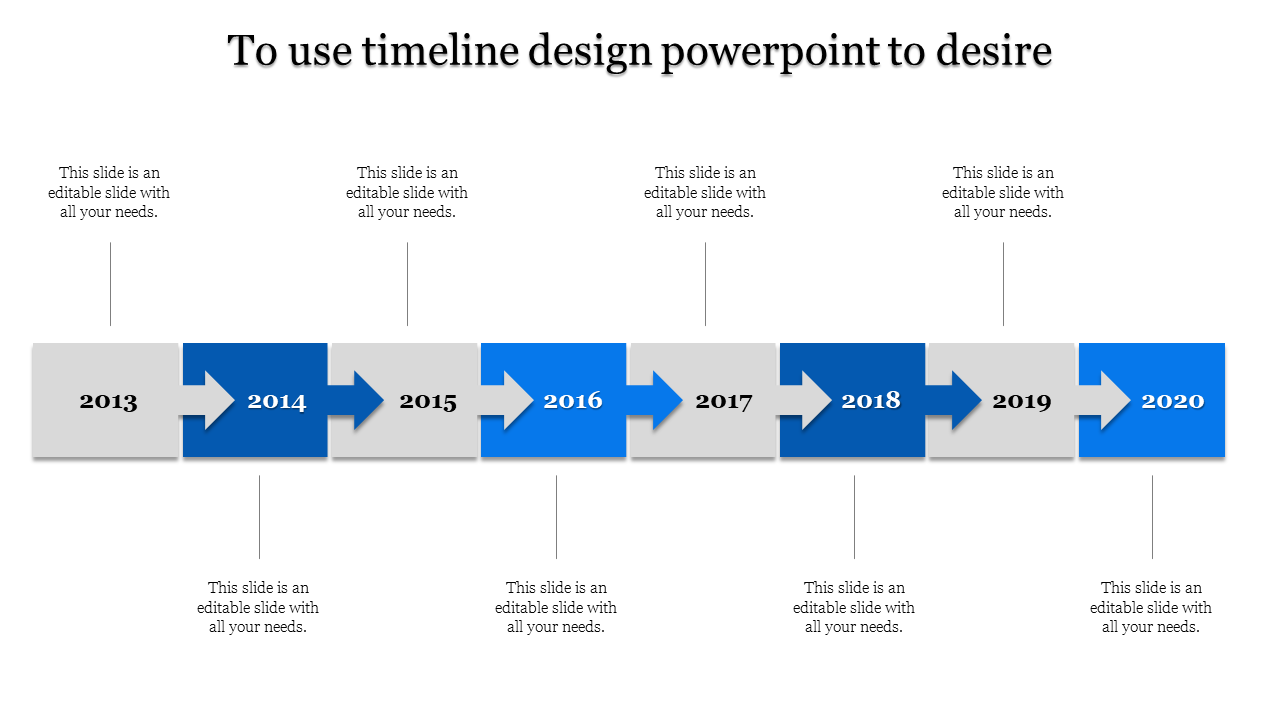 Timeline Design PowerPoint for Effective Time Management