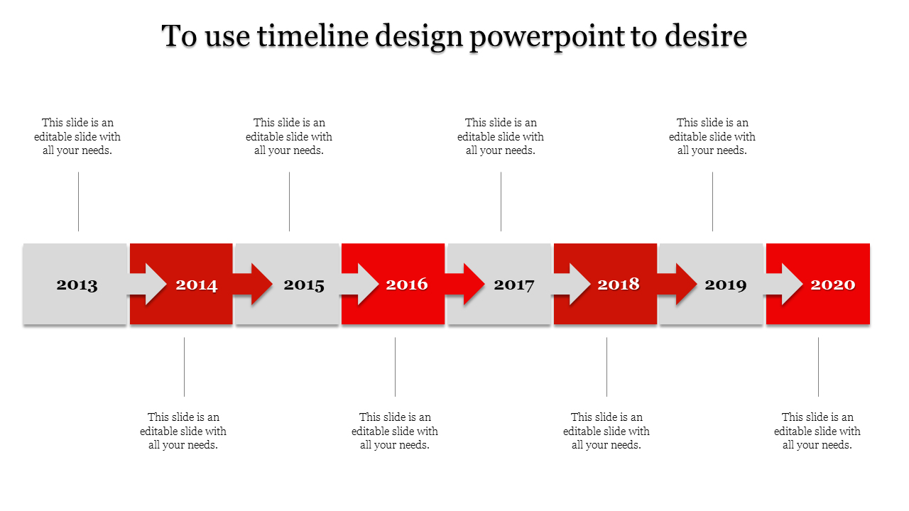 Unique Timeline Design PowerPoint for Event Planning