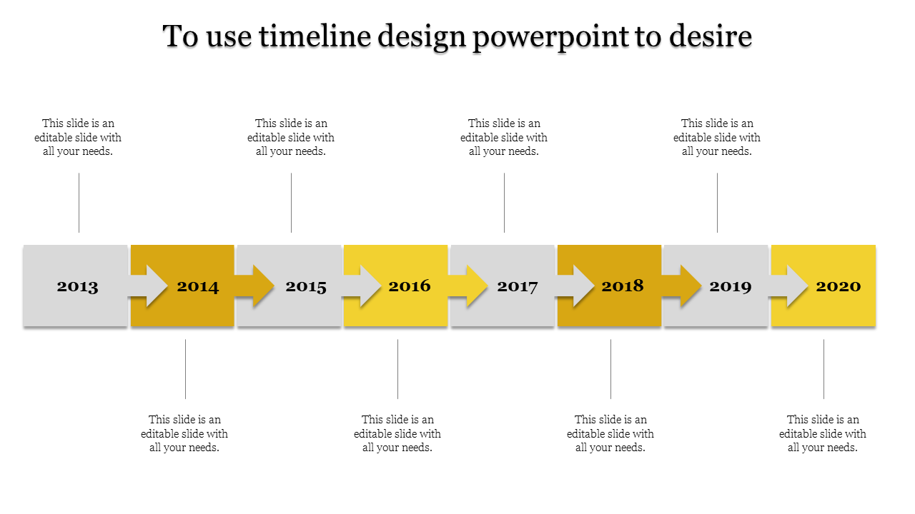 Innovative Timeline Design PowerPoint for Project Management