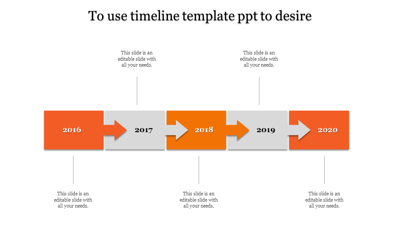 Timeline Design PowerPoint for Creative Project Layouts