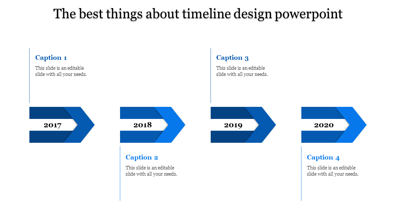 Four Steps Narrow Timeline PPT Template and Google Slides