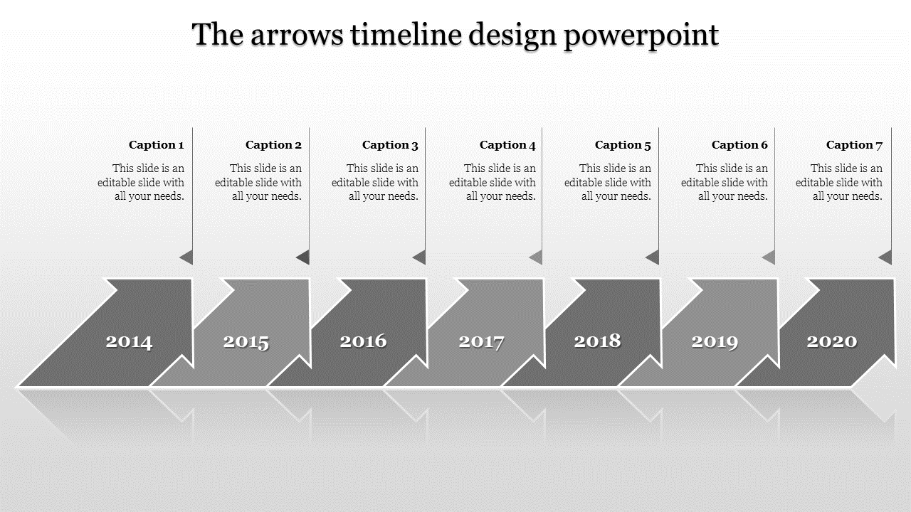 Best Timeline Design PowerPoint Template for Overviews