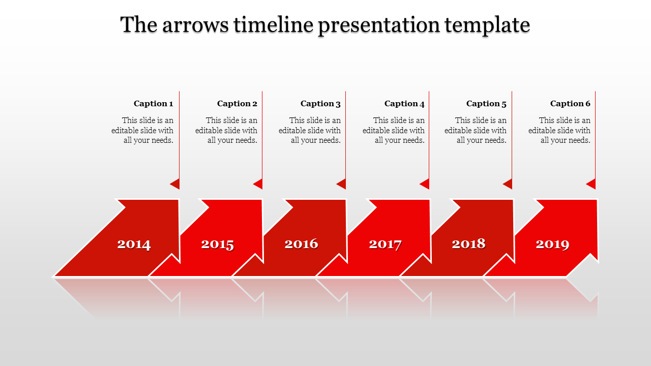 Get Modern And Stunning Timeline Design PowerPoint Template