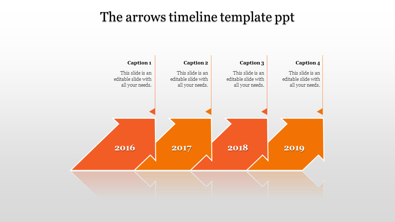 Modern Timeline Design PowerPoint Template and Google Slides