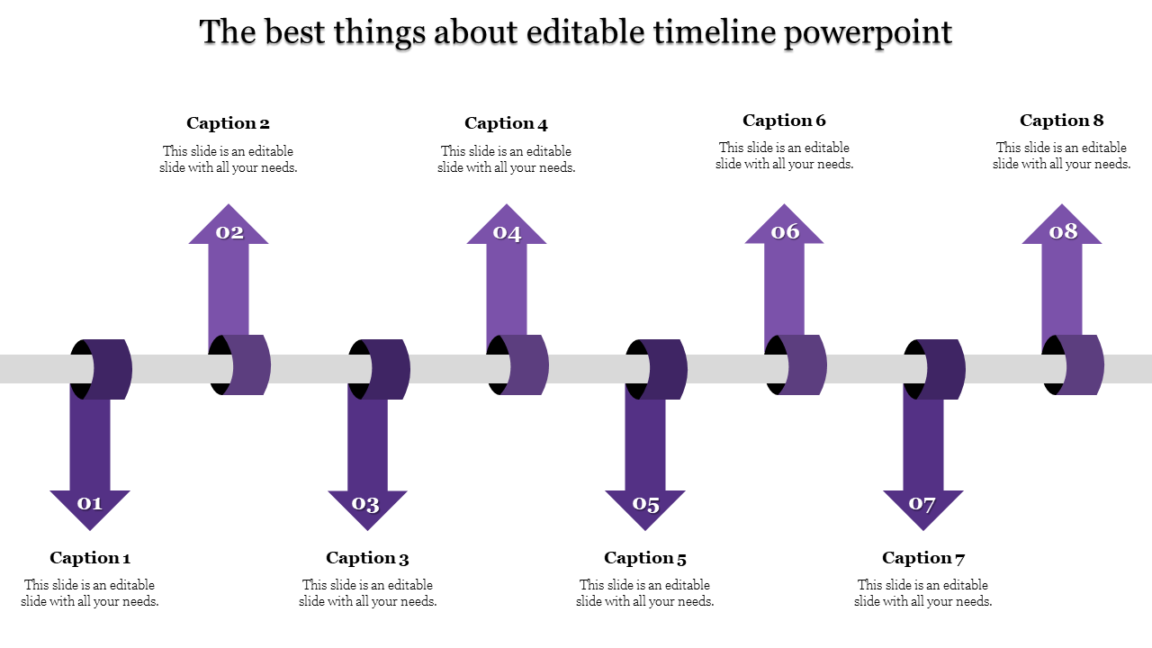 Best Timeline Design PPT Template for Progress Updates