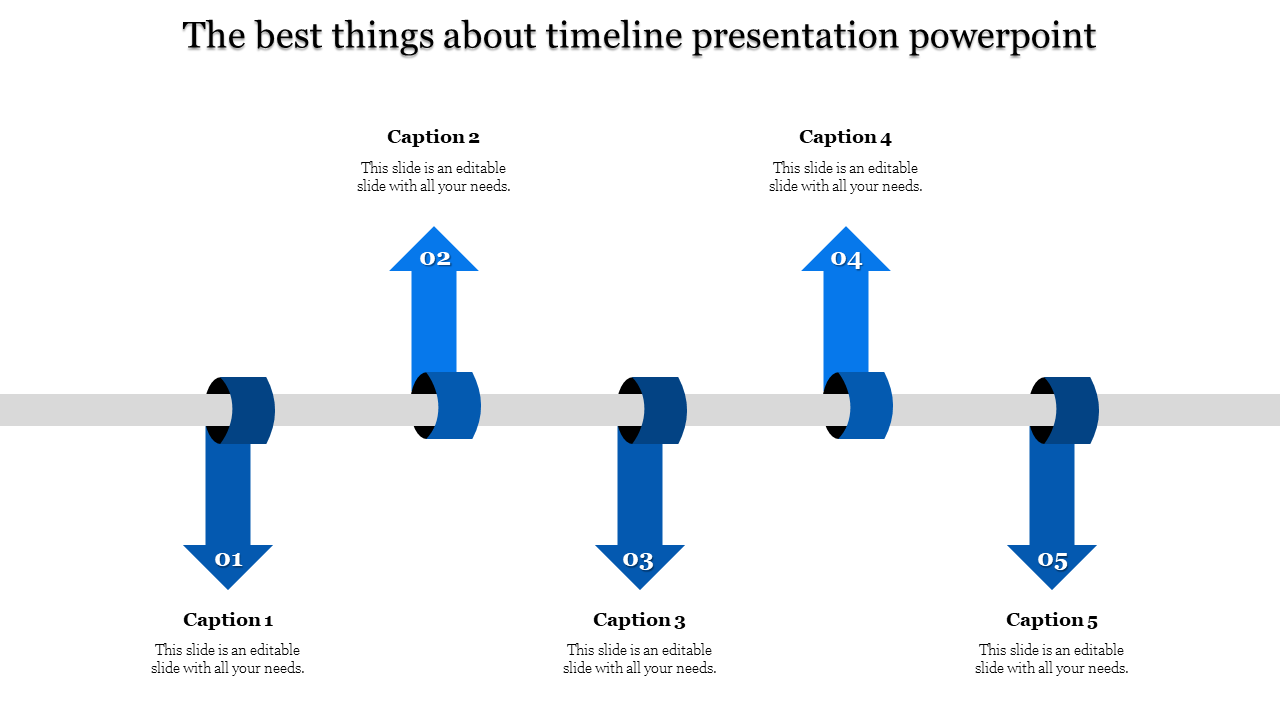 Dynamic Timeline Design PowerPoint for Business Plans