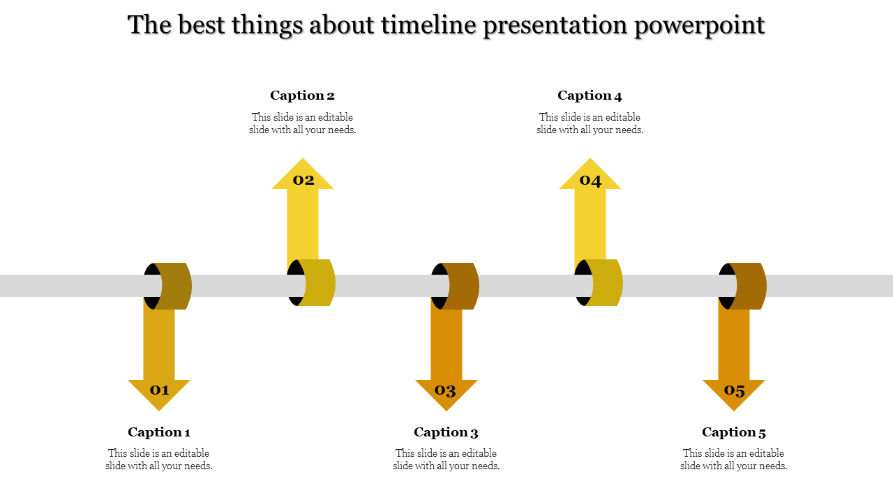 Timeline Design PowerPoint for Effective Project Management