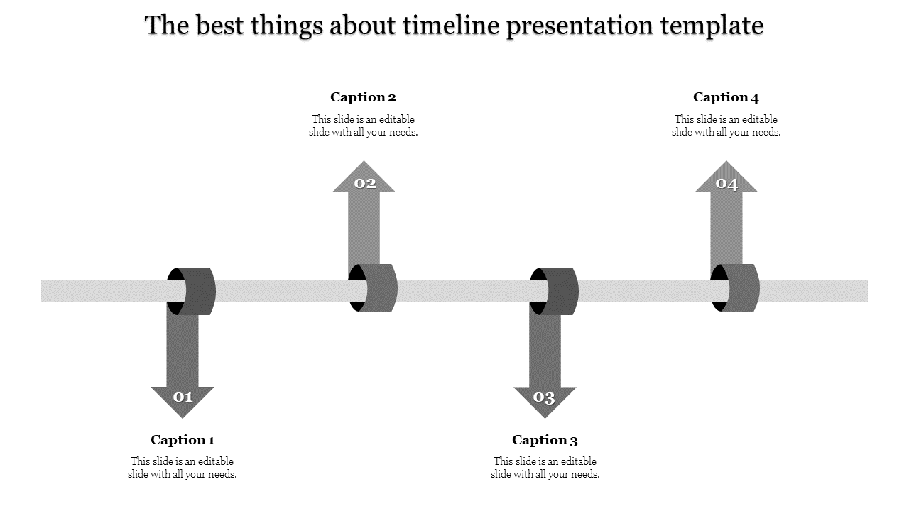 Detailed Timeline Design PowerPoint for Tracking Progress