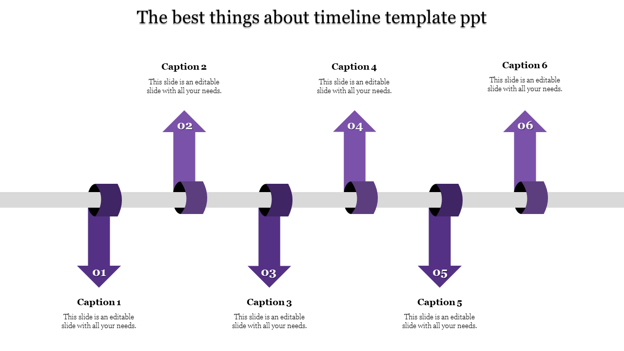 Timeline Design PowerPoint for Structured Planning