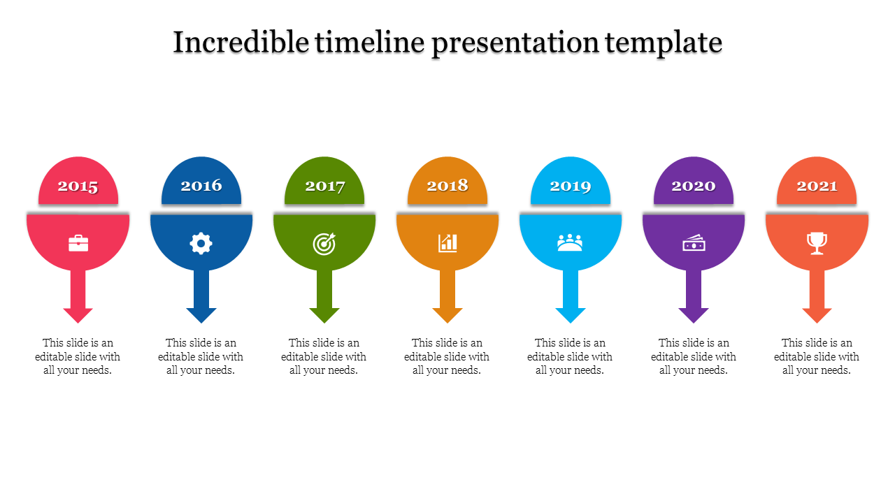 Innovative Timeline Design PowerPoint for Projects