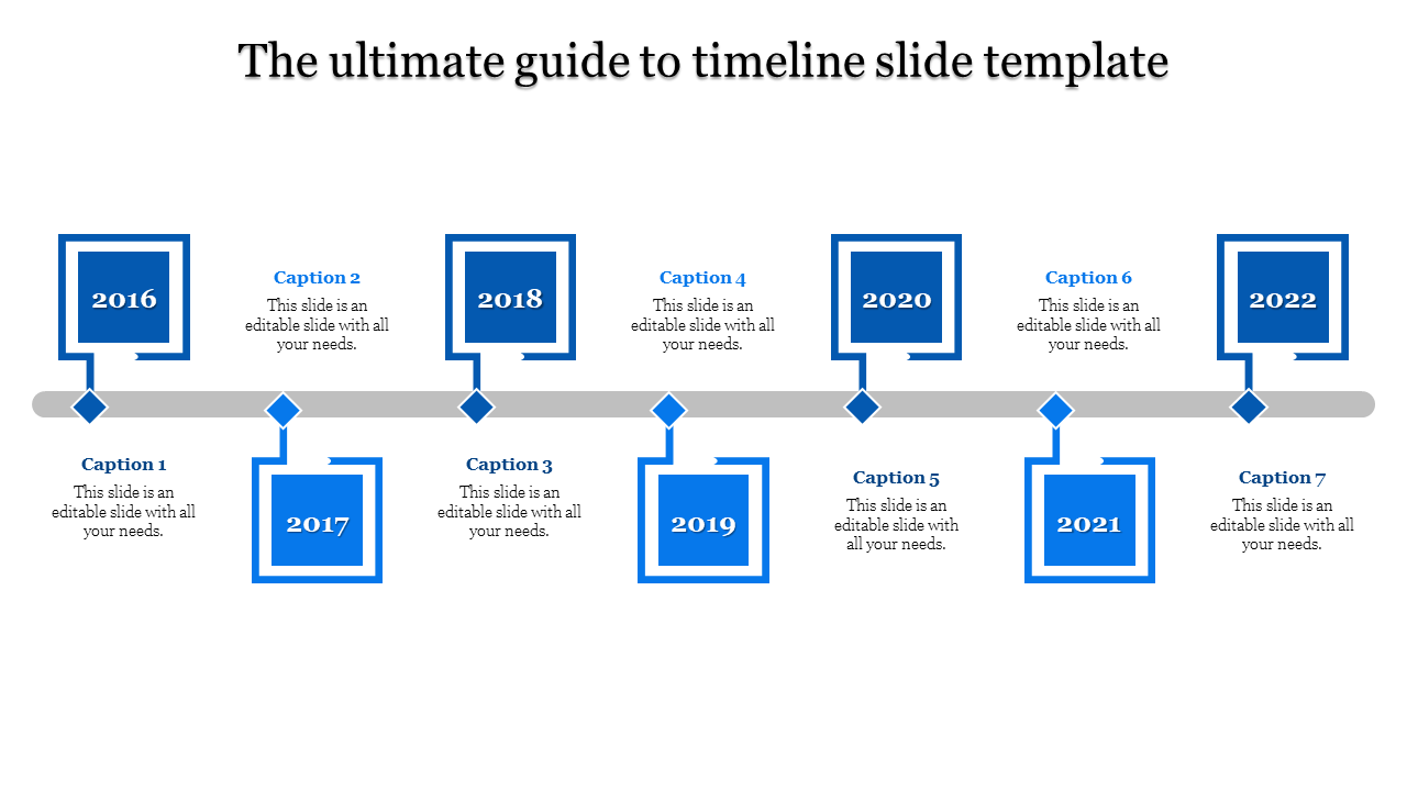 Creative Timeline Presentation PPT and Google Slides Template