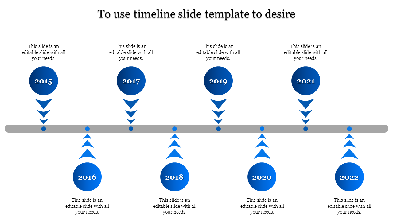 Zigzag PowerPoint Timeline Ideas Slide Templates