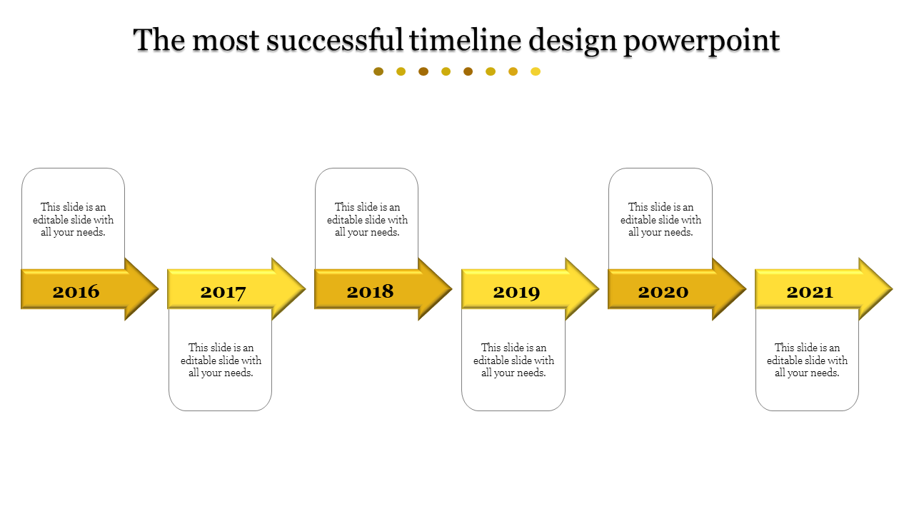 Editable Timeline Presentation PPT for Strategic Mapping